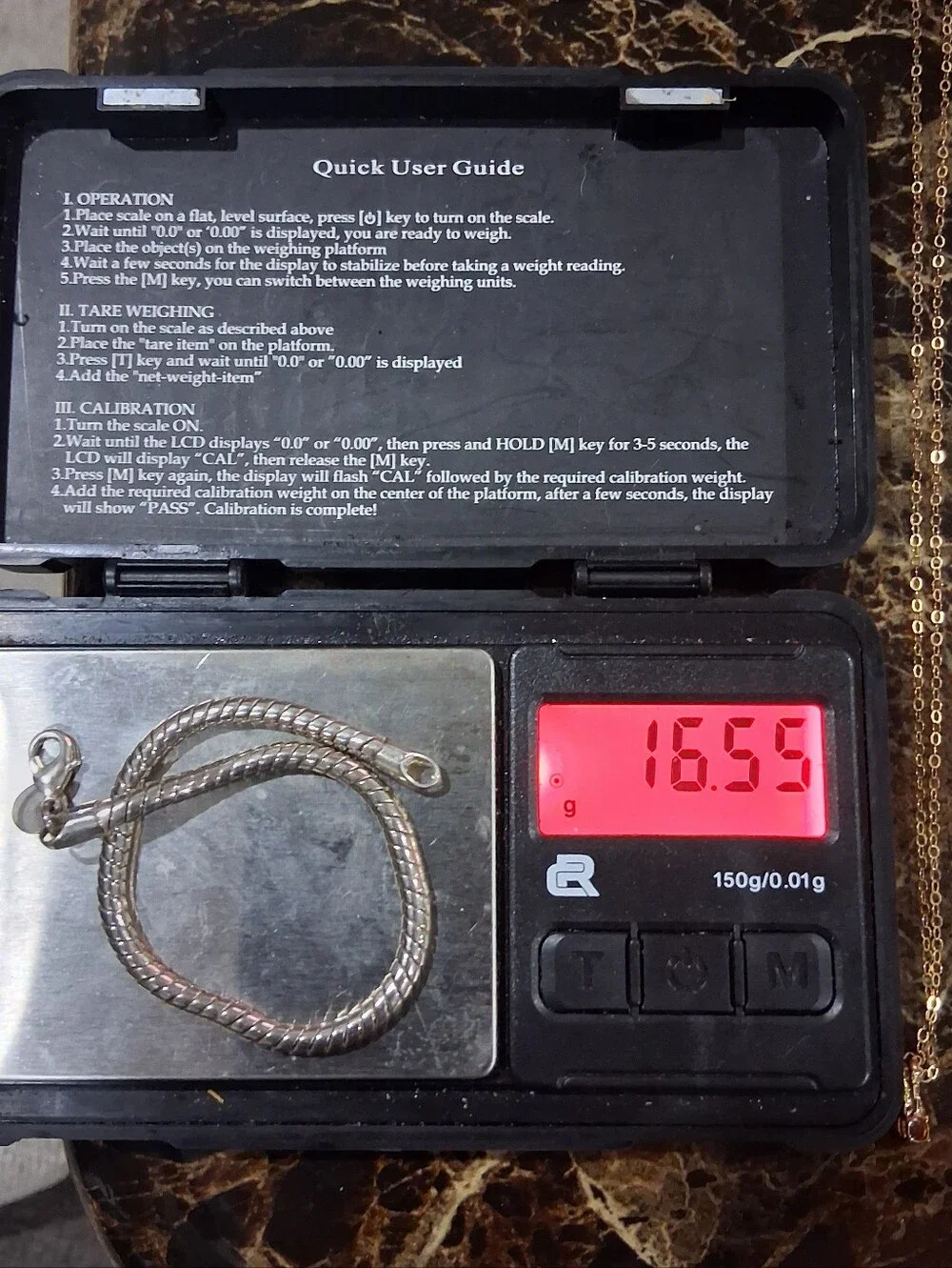 .925 Sterling Silver Snakechain Bracelet 8